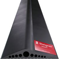 STEIGNER Seuil de porte Garage en EPDM, 5 m, 28 mm x 155 mm, SGD03