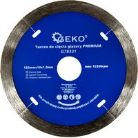 Disque diamant geko diamond cutting disc 125 mm laser soudé