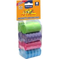 sacco raccoglifeci pacco 8 rotoli - vitakraft