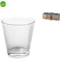 Set 6 bicchieri Royal Norfolk Harmony in vetro cl. 25