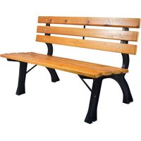Linder Exclusiv Gartenbank 2-Sitzer Parkbank bis 240Kg Gartenmöbel Holzbank MC4411 120x57x70cm