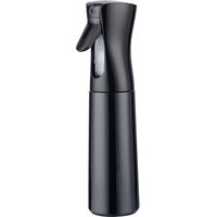 Vaporisateur Cheveux 300ml Noir – Flacon Spray Vide Réutilisable, Brume Ultra Fine et Continue pour Coiffure, Plantes, Nettoyage et Soin du Visage