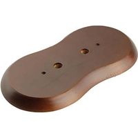 Base rotonda in legno colore noce FAI 9003/2/NC