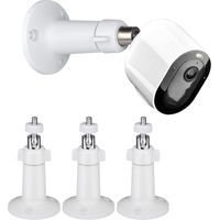 Support mural pour caméra de sécurité avec filetage standard 1/4"-20, compatible avec les modèles Arlo Pro 4, Arlo Ultra, Arlo Essential Spotlight, Ring Stick Up Cam Elite, Ring Stick Up Cam Plug-in e