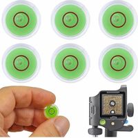 Bulle Niveau, Niveau à Bulle, Niveau à Bulle De Précision, Niveau à Bulle Horizontal, Bulle De Niveau, Bulle De Niveau Ronde, Niveaux à Bulle Ronds, Niveau à Bulle Circulaire 12mm, Niveau Rond, 6 Pack