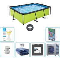 Exit-toys Piscina Exit Rectangular - 220x150x65 cm - 7-piezas S190