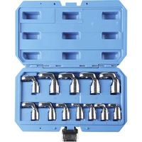 Kunzer 7GOR12 Llave poligonal abierta metálica 8-19 mm