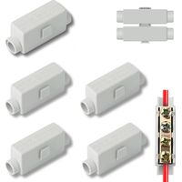 Durchgangsverbinder, 2-polig, 100 A, 1000 V, Doppelklemmenblock für Kabel von 2,5 bis 16 mm², Haupt-ABS-Verteilerklemme, Deckenanschlussdose, Schalter, Installation