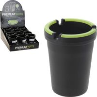 Cendrier fluorescent pour voiture Ø80x110mm – Matériau durable – Design compact et facile à nettoyer – Accessoire pour fumeurs – Premiumparts