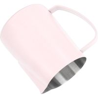 Tasse à Mousser le Lait, Pichet à Lait en Acier Inoxydable 480ML, Tasse à Vapeur, Pichet à Mousseur à Lait avec échelle Intérieure, Pichet à Vapeur de Lait, Pichet à Mousse de.