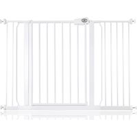 Bettacare Easy Fit Gate, 120.3cm - 128.3cm, White, Pressure Fit Stair Gate, Baby Gate for Doors Hallways and Spaces