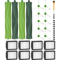 Pièces rechange pour iRobot Roomba i7 i7+ j7 j7+i3 i3+ i4 i4+E5 E6 Aspirateur, Accessoires de Remplacement pour Roomba i/e/j Série