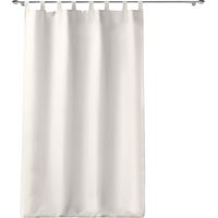Rideau a passants 140 x 260 cm Uni creme