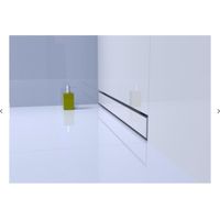 Caniveau de douche 70 cm en acier inoxydable AISI 304 – Siphon mural avec technologie WET&DRY – Débit max 36 l/min – Fala