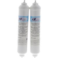 Filtres à eau universels pour frigo – WF005X2 – Élimine le chlore et les sédiments – Tuyau 1/4" pour Samsung, LG, Daewoo – Euro Filter