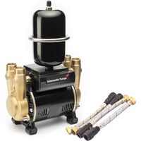 Salamander CTFORCE 20TU 2.0 Bar Brass Twin Impeller Shower Pump Negative Head