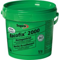 Malta di montaggio Racofix® 2000 1: 3 (acqua / malta) secchio da 1 kg SOPRO (Per 16)