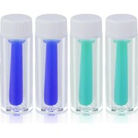 4 PCS Outil Lentilles de Contact,Outil Lentilles de Contact Souple,Outils pou Lentilles de Contact,Pince pou Lentilles de Contact,Outil de etait de Lentilles de Contact, (2 Couleus)