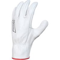 Gants Manutention Cuir Tout Fleur Bovin Souple - Montage Americain - Norme EN388 - Taille 11 - Sachet 10 Paires