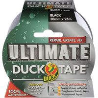 Shurtape Duck Tape® Ultimate 50mm x 25m Black - Heavy-Duty Multi-Purpose Adhesive Tape