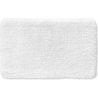 WOHNDIRECT Tapis de bain à poils longs MALMÖ - 1 pièce 50x100 cm, Blanc