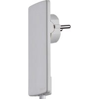 Fiche plate à contact de protection – Prise de courant complète – Mode de pose encastré – Indice de protection IP20 – 5 mm d'encombrement – Evoline