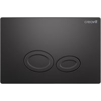 Creavit Drop WC Betätigungsplatte 2-Mengen-Spülung Basalt matt Creavit Drop WC Betätigungsplatte 2-Mengen-Spülung Anthrazit matt
