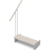 Misterstep - Gradino Supplementare con Ringhiera - Composity - Colore Legno Sbiancato 84