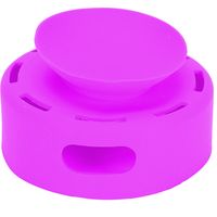 Étui en silicone pour enceinte Dot 2, gain de place avec ventouse de fixation et protection - Violet