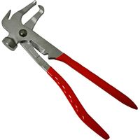 Wiltec – Pince pour masse d’équilibrage à frapper – Tranchant pour plombs adhésifs – Longueur 240 mm – Prise caoutchoutée pour montage jante