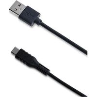 USB-C-zu-USB-C-Kabel, 2 m, 60 W, Nylon, Schwarz, Ornarto