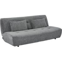 Banquette convertible tissu chenille 3 places - Klik Chenille Gris
