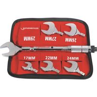 ROTHENBERGER Drehmoment-Gabelschlüssel-Set, 17-22-24-26-27-29mm - 175001