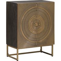 vidaXL Buffet Laiton 53,5 x 30 x 70 cm