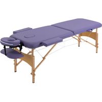 Camilla Plegable Altura Ajustable 67-92cm 210x81cm Púrpura Profesional Acupuntura Fisioterapia