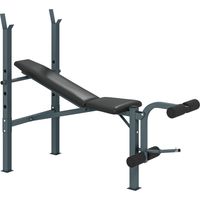Banco de pesas ajustable multifuncional carga 200 kg 165x68x114 cm