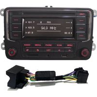 Autoradio Bluetooth CHIGOODS VW RCN210 + Émulateur CD USB AUX pour Passat B6 MK5 6 Golf 5 6