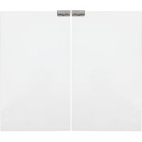 Lot de vitres pour machine à pop-corn professionnelle – Dimensions 21.4 x 36.4 cm – Verre résistant – Compatible avec GT CATERING