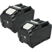 EXTENSILO 2x Batterie compatible avec Makita TD001G, HS004G, W001G, HP001G, HR003G, HR001G outil électrique (6000 mAh, Li-ion, 20 V)