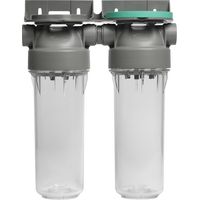 Porte filtres à eau double 9' 3/4 2P ECOSOFT