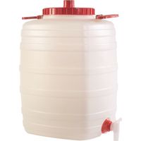 Polyethylen -Lebensmittelbehälter mit Entlüftung und TAP - 50 LT.
