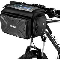 WILD MAN bicycle bag, rigid EVA handlebar bag for electric scooter, foldable bicycle camera shoulder bag
