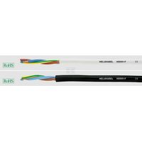 Kabel 2x1.5mm² schwarz PVC HELUKABEL H05VVF2X15BKR050