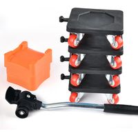 8pcs meuble moteur Dolly lourde lourde
