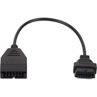 Câble de Diagnostic, GM OBD1 12 Broches à OBD2 16 Broches câble Adaptateur de connecteur d'outil de Diagnostic