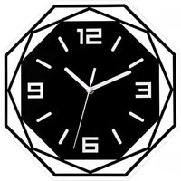 Horloge murale moderne en acrylique, horloge décorative pour salon, maison, horloge murale silencieuse, réveil, horloges murales