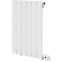 Hudson White 600mm x 452mm Horizontal Digital Thermostatic Electric Single Panel Radiator