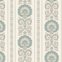 Wallquest Vintage Damask Teal Wallpaper Classic Traditional Acrylic Coated