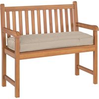vidaXL Coussin Taupe 110 x 40 x 8 cm Tissu Oxford
