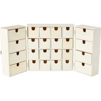 Artemio 14002225 Calendario dell' Avvento a Decorare pubblicitario Legno 55 x 6,5 x 28 cm